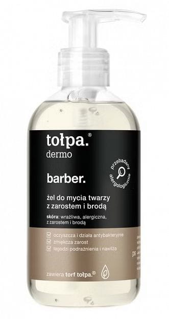 Tołpa Dermo Men Barber Żel Do Mycia Twarzy Z Zarostem I Brodą 150ML