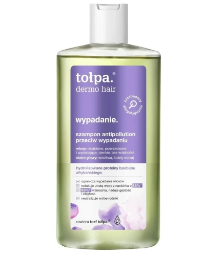 Tołpa Dermo Hair Wypadanie Szampon Antipollution przeciw wypadniu włosów