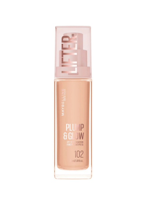 Maybelline Plump & Glow Podkład rozświetlający 102 30ml