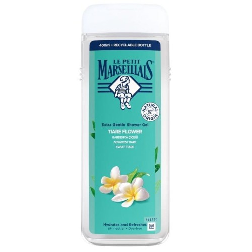 Le Petit Marseillais żel pod prysznic kwiat Tiare 400 ml