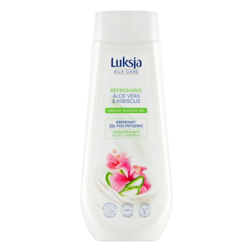 Luksja Silk Care Kremowy Żel pod Prysznic Aloes i Hibiskus 500ML