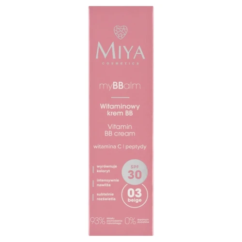 Miya myBBalm BB SPF30 - Witaminowy krem BB SPF30 03 Beige 30ml