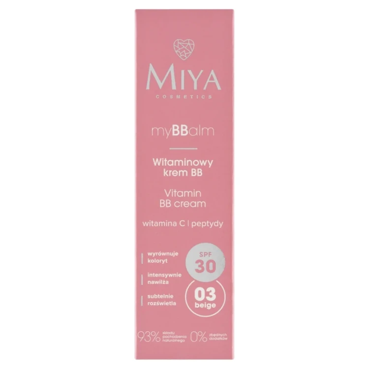 Miya myBBalm BB SPF30 - Witaminowy krem BB SPF30 03 Beige 30ml
