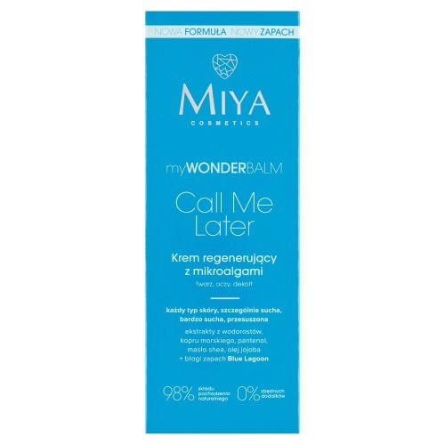 Miya myWONDERBALM Call Me Later - Krem regenerujący z mikroalgami 75ml