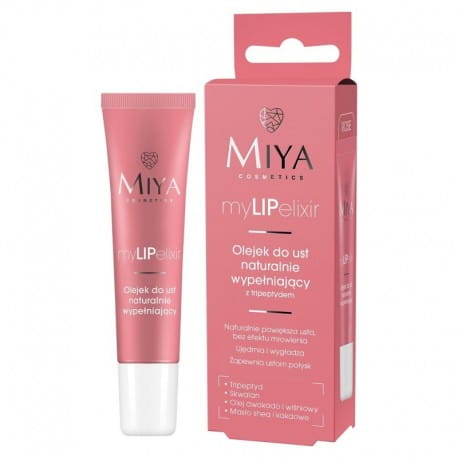 Miya myLIPelixir Olejek do ust naturalnie wypełniający Rose 10g