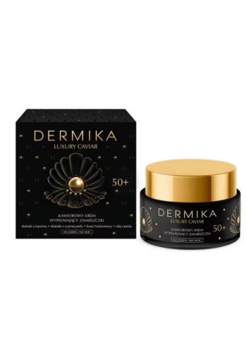 Dermika Luxury Caviar Kawiorowy Krem wypełniający zmarszczki 50+ dzień/noc 50ml