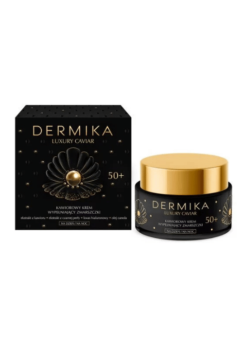 Dermika Luxury Caviar Kawiorowy Krem wypełniający zmarszczki 50+ dzień/noc 50ml