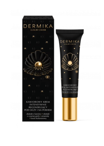 Dermika Luxury Caviar Kawiorowy krem Intensywnie regenerujący pod oczy i na powieki 15ml
