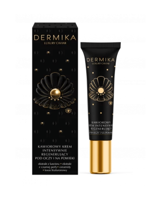 Dermika Luxury Caviar Kawiorowy krem Intensywnie regenerujący pod oczy i na powieki 15ml