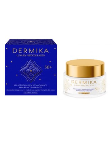 Dermika Luxury Neocollagen Kolagenowy krem wzmacniający 50+ na dzień i na noc 50ml