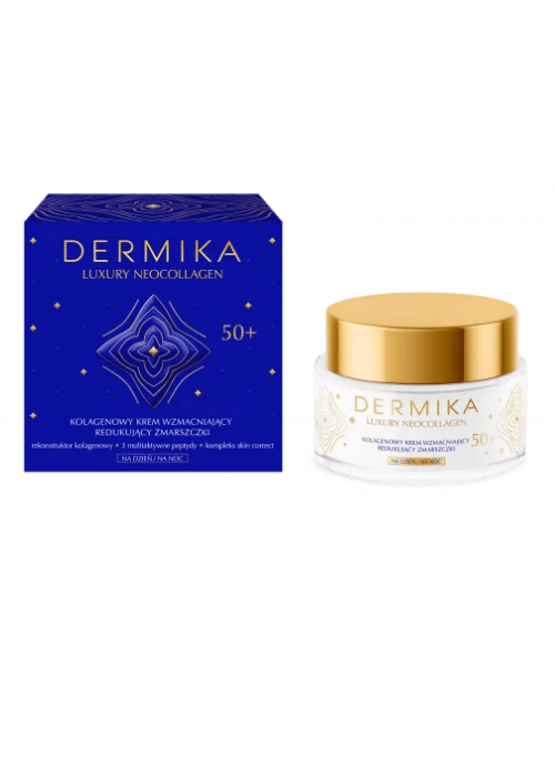 Dermika Luxury Neocollagen Kolagenowy krem wzmacniający 50+ na dzień i na noc 50ml