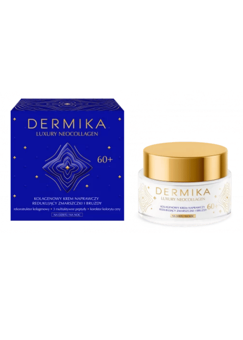 Dermika Luxury Neocollagen Kolagenowy krem naprawczy 60+ na dzień i na noc 50ml