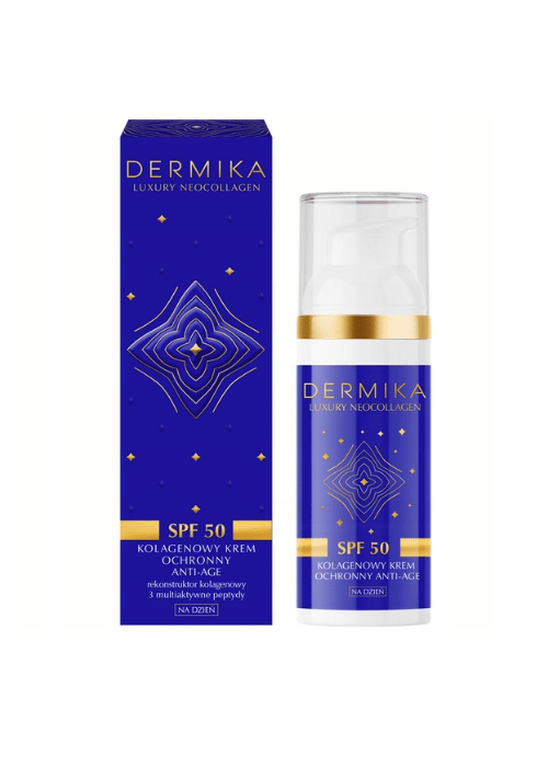 Dermika Luxury Neocollagen Kolagenowy krem ochronny anti-age SPF50 na dzień 50ml