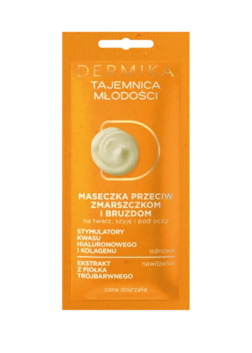 Dermika Tajemnica Młodości Maseczka do twarzy przeciw zmarszczkom i bruzdom 10ml