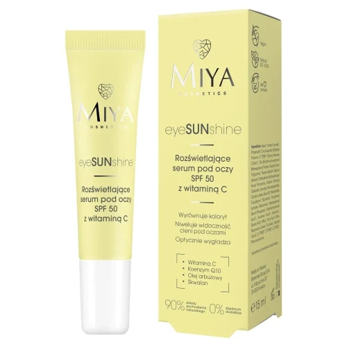 Miya eyeSUNshine Rozświetlające serum pod oczy SPF50 15ml