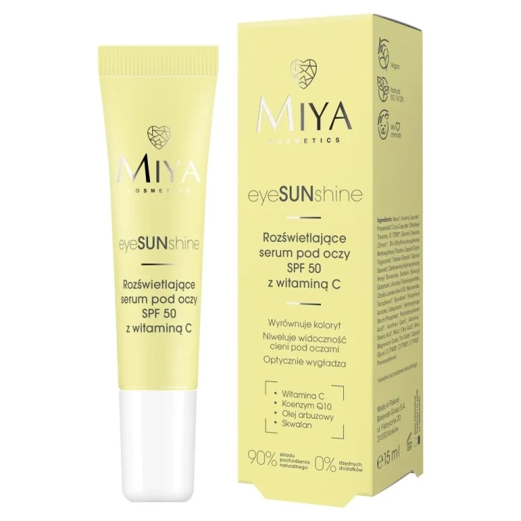 Miya eyeSUNshine Rozświetlające serum pod oczy SPF50 15ml