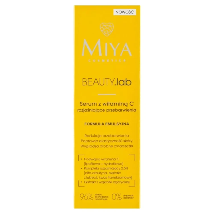 Miya BEAUTY.lab Wit.C - Serum z witaminą C rozjaśniające przebarwienia 30ml