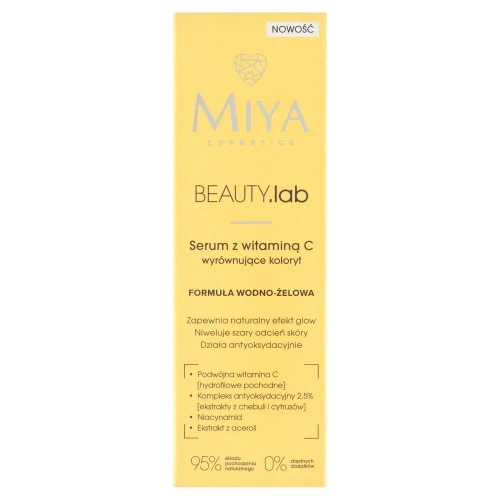 Miya BEAUTY.lab Wit.C - Serum z witaminą C wyrównujące koloryt 30ml