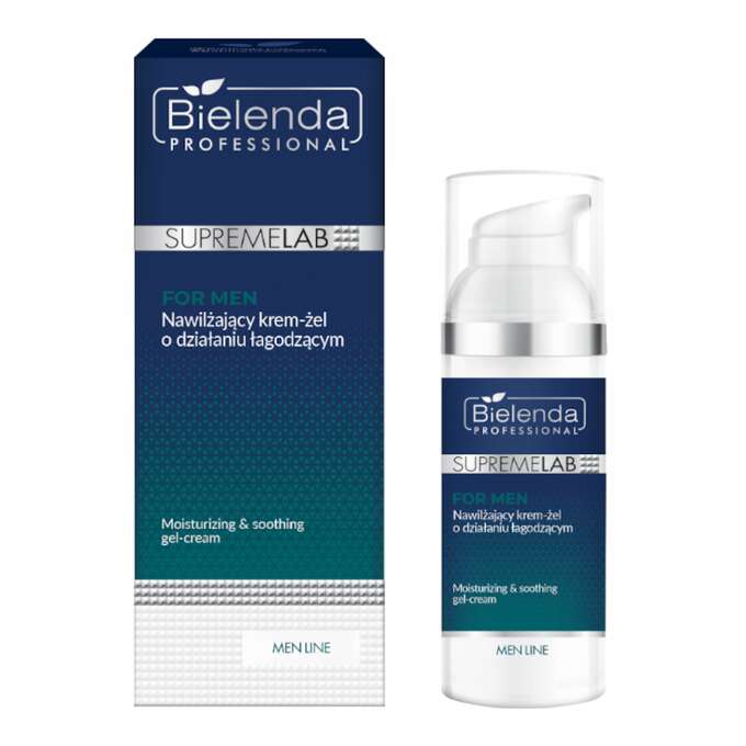 Bielenda Professional Supremelab Men Line Nawilżający krem-żel o działaniu łagodzącym