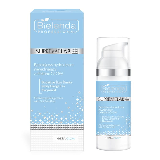 Bielenda Professional Supremelab Hydra Glow Bezolejowy hydro-krem nawadniający