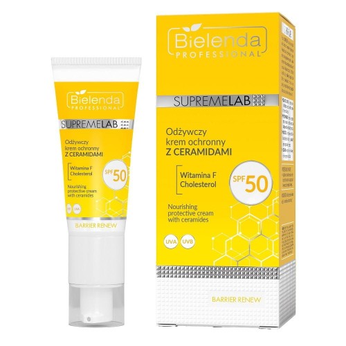 Bielenda Professional Supremelab Barrier Renew Odżywczy krem ochronny z ceramidami SPF50