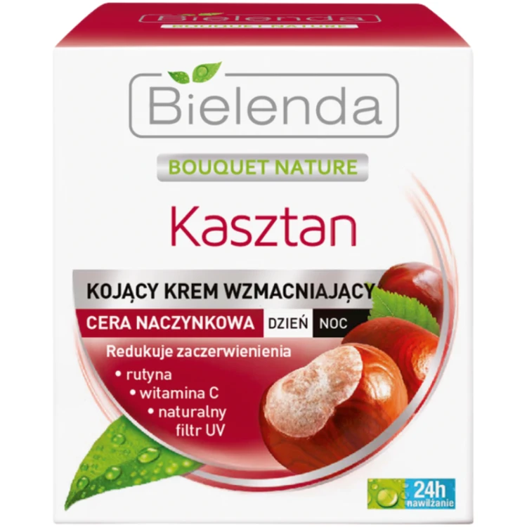 Bielenda Bouquet Nature Kasztan Kojący Krem Wzmacniający Dzień/Noc 50ML