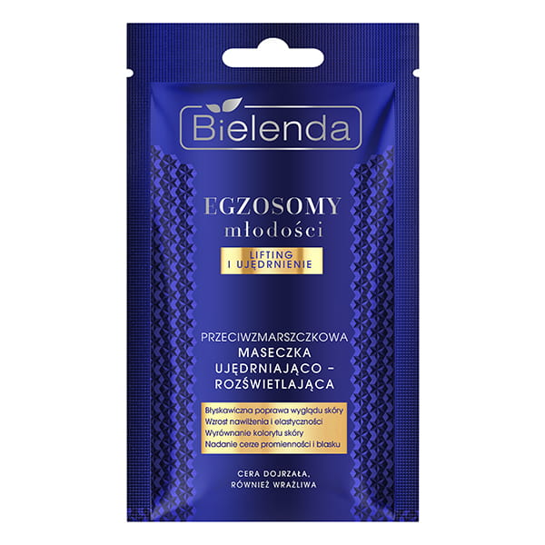 Bielenda Egzosomy Młodości Przeciwzmarszczkowa maseczka ujędrniająco-rozświetlająca