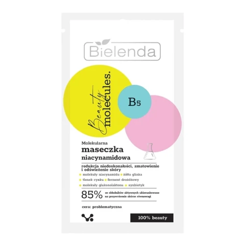 Bielenda Beauty Molecules Molekularna Niacynamidowa Maseczka 8G
