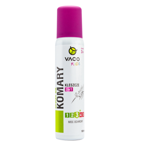 VACO KIDS Płyn na kleszcze, komary i meszki dla Dzieci od 1+ - 80 ml
