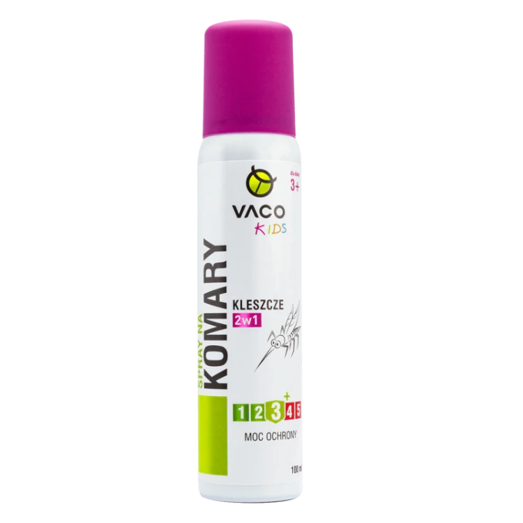 VACO KIDS Płyn na kleszcze, komary i meszki dla Dzieci od 1+ - 80 ml