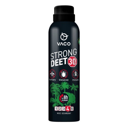 VACO STRONG 30 Spray na kleszcze, komary i meszki DEET 30% - 170 ml