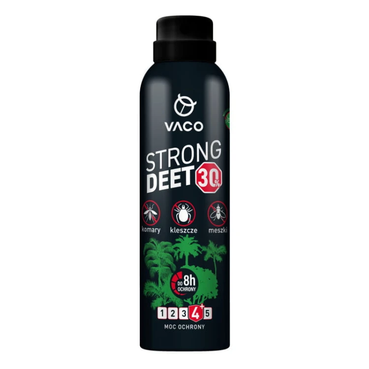 VACO STRONG 30 Spray na kleszcze, komary i meszki DEET 30% - 170 ml