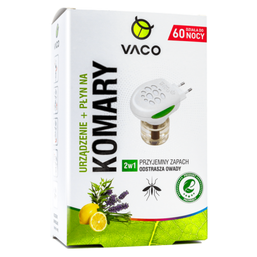 VACO ECO Elektro + płyn na komary, meszki i muszki (Citronella) - 45 ml