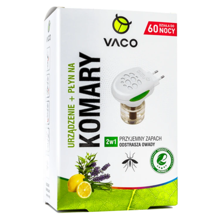 VACO ECO Elektro + płyn na komary, meszki i muszki (Citronella) - 45 ml
