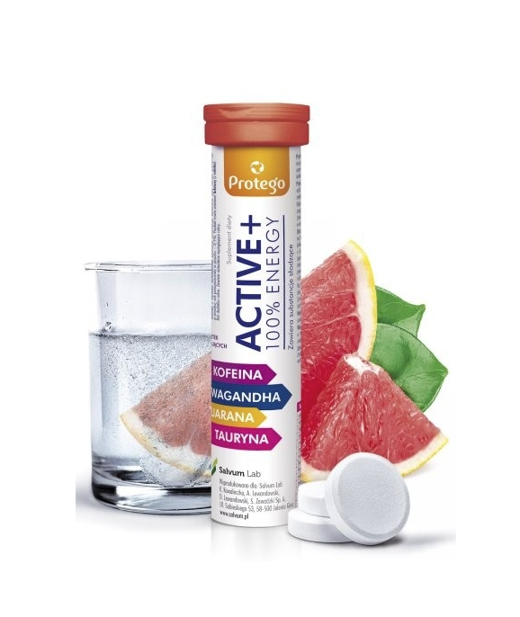 Protego Active + 100% Energy 20 tabl. mus.
