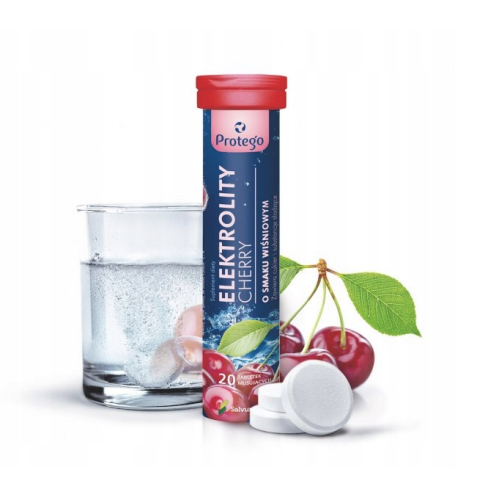 Protego Elektrolity Cherry 20 tabl. mus.