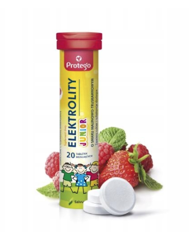 Protego Elektrolity Junior 20 tabl. mus.