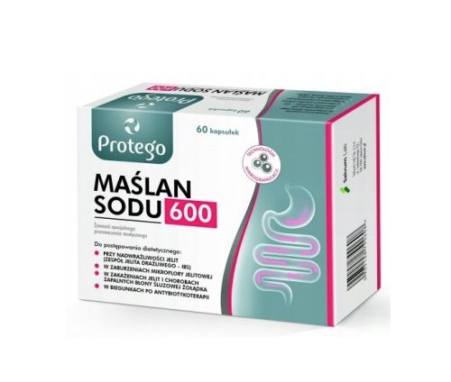Protego Maślan Sodu 600  60 kaps.