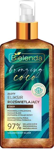 Bielenda Bronzing Coco Złoty Eliksir Rozświetlający do Ciała 150ml
