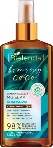 Bielenda Bronzing Coco Samoopalająca kokosowa mgiełka ciało + twarz 2w1