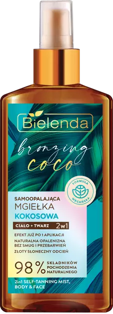 Bielenda Bronzing Coco Samoopalająca kokosowa mgiełka ciało + twarz 2w1