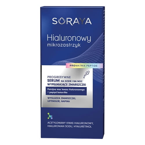 Soraya Hialuronowy Mikrozastrzyk Serum do twarzy wypełniające zmarszczki