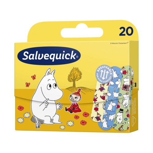 Salvequick Plastry dla dzieci Muminki mix 20 szt.
