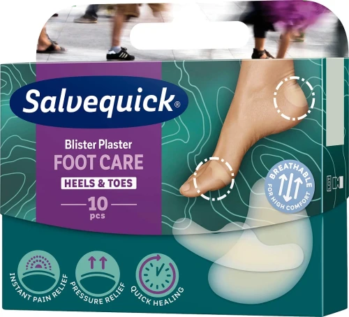 Salvequcik Plastry na pęcherze, otarcia - mix 10szt.