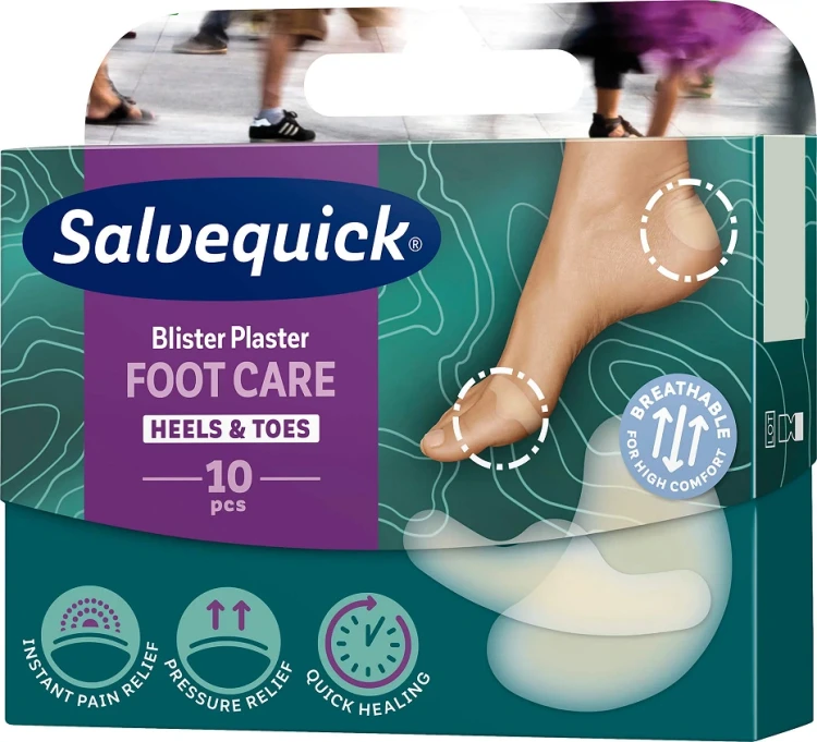 Salvequcik Plastry na pęcherze, otarcia - mix 10szt.