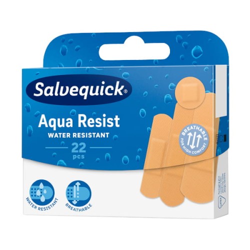 Salvequick Plaster wodoodporny mix 22szt.