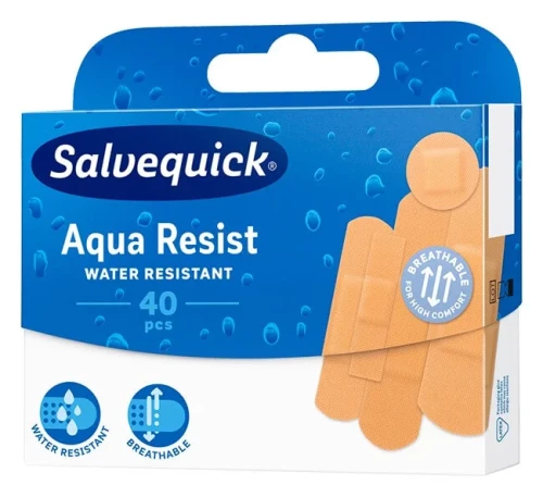 Salvequick Plastry wodoodporne mix 40szt.