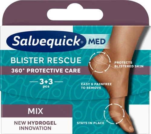 Salvequick Med Blister Rescue Mix 6 plastry 6szt.