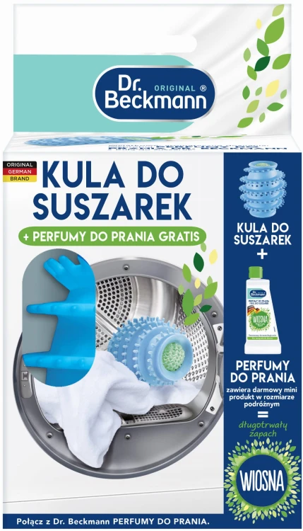 Dr. Beckmann Kula do suszarek 6 szt. + perfumy GRATIS