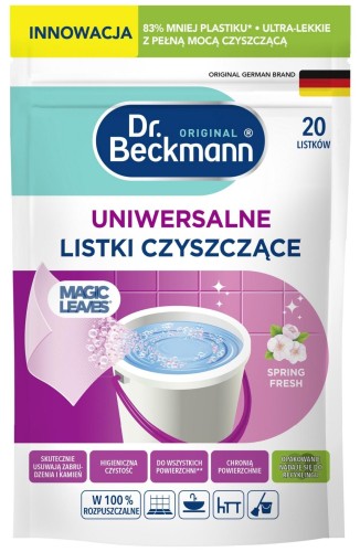 Dr. Beckmann Magic Leaves, Uniwersalne listki czyszczące, Zapach cytrusowy 20 szt.